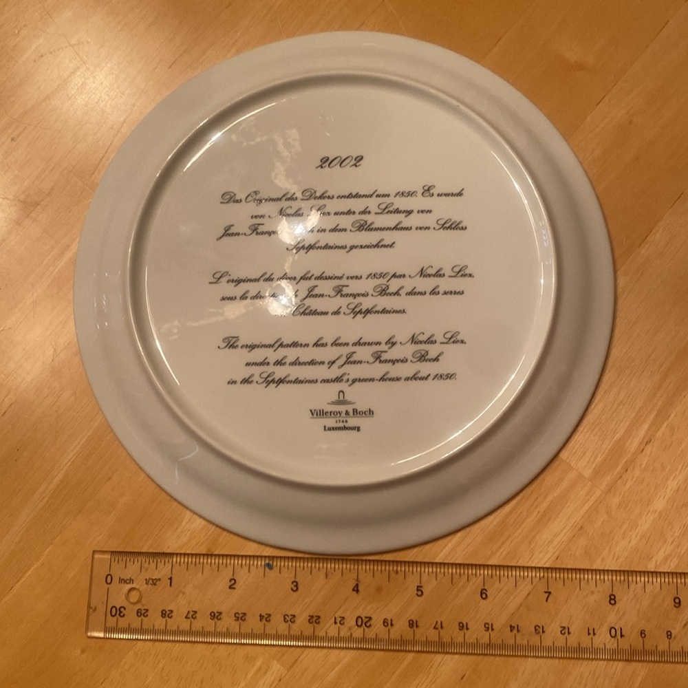 Villeroy & Boch White Decorative Plate🌸 - Picture 4 of 4